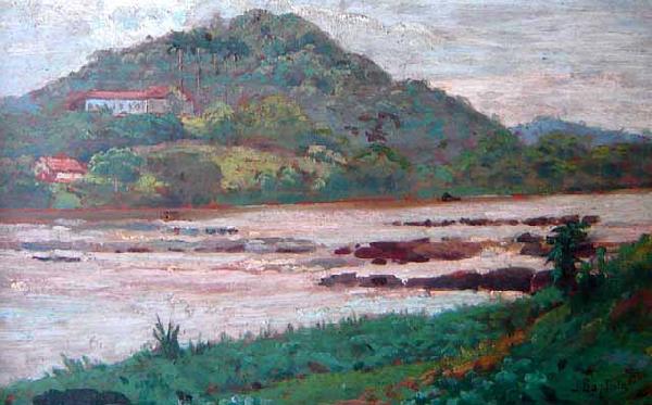 Artur Timoteo da Costa Paisagem do Rio Preto no Vale do Paraiba oil painting picture